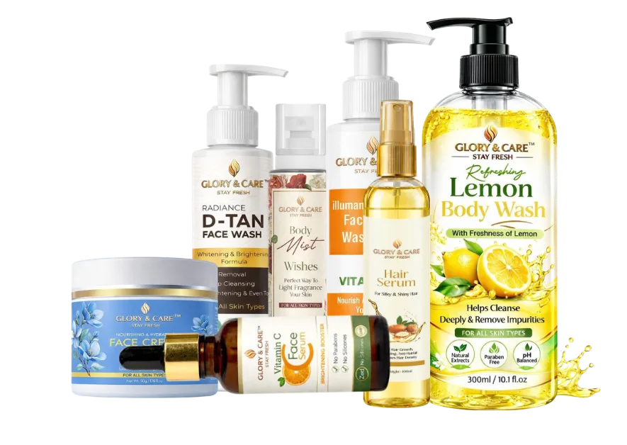 Glory and Care natural ingredients – pure botanicals